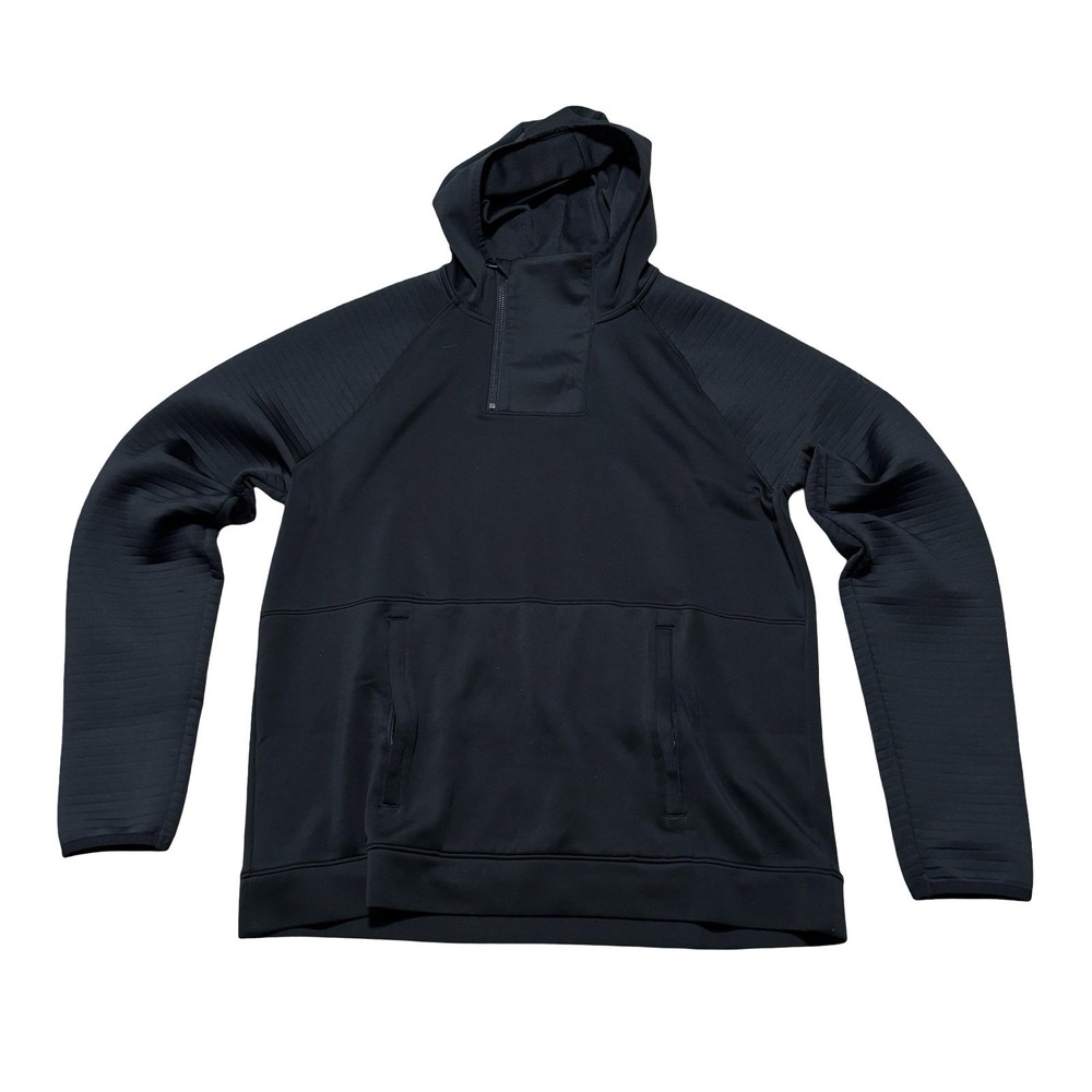 Under Armour Stephen Curry 1/4 Zip Pullover Hoodie Black Size Medium 22 x 27